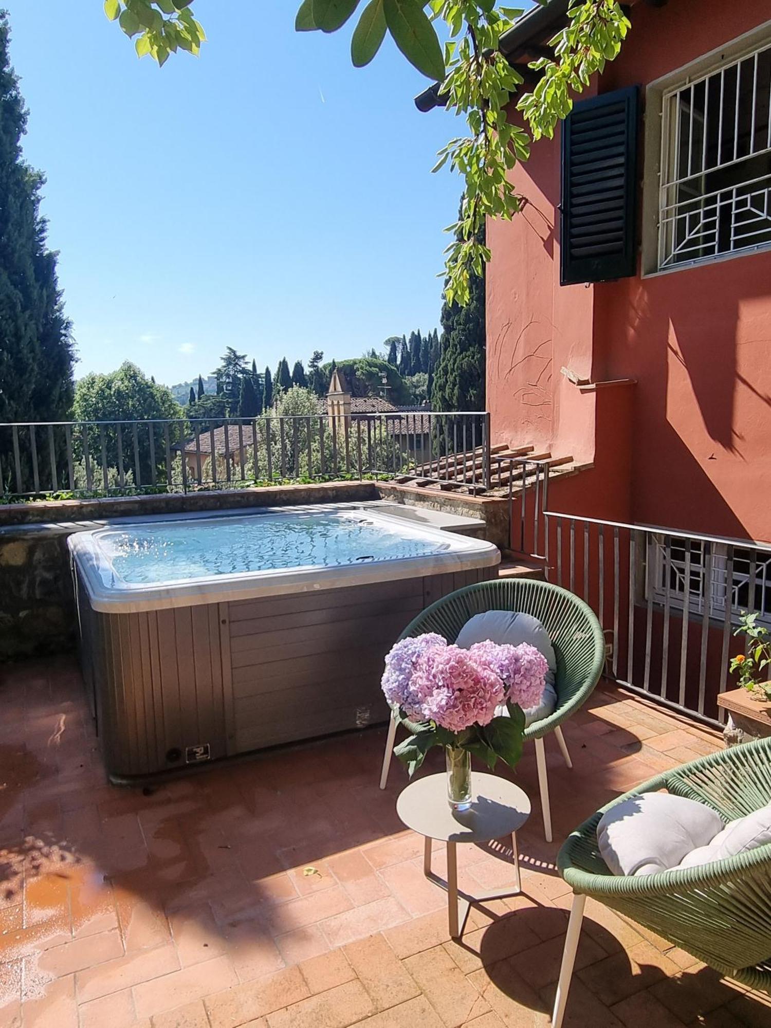 Villa Casa Bellosguardo Florenz Exterior foto